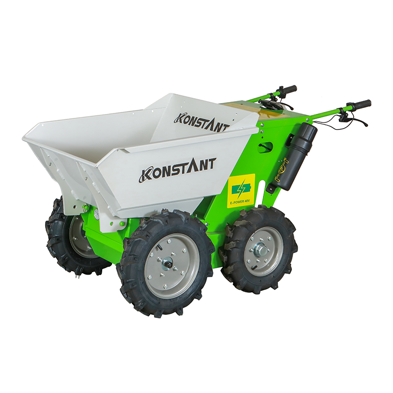 1000W børsteløs DC Motor -drevet All Terrian Concrete Buggy Full Electric Mini Dumper