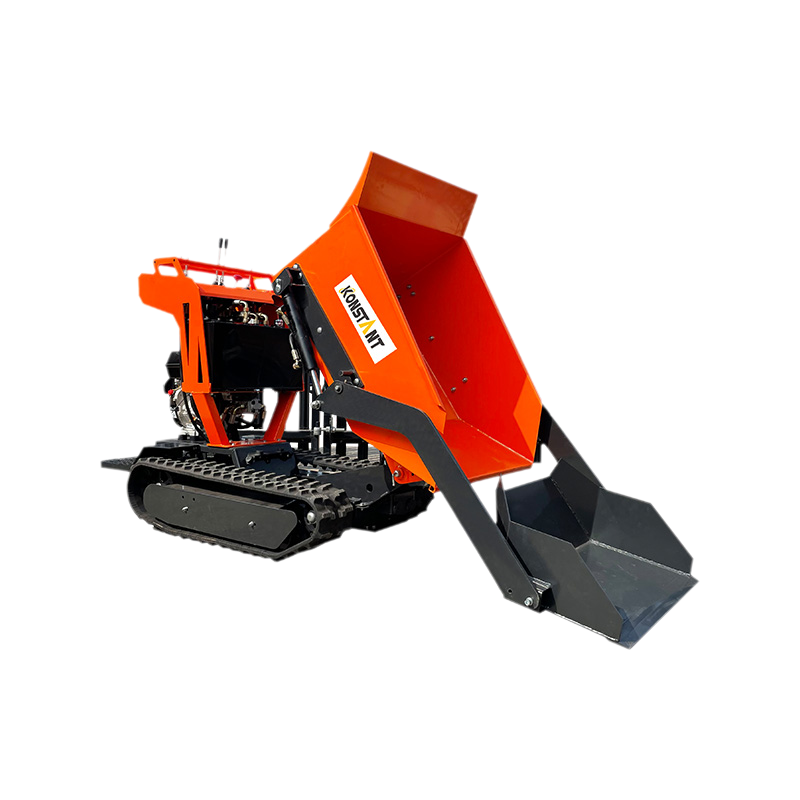 Selvbelastning helt hydrostatisk 270cc bensin og dieselprevet spor Barrow Crawler Mini Dumper